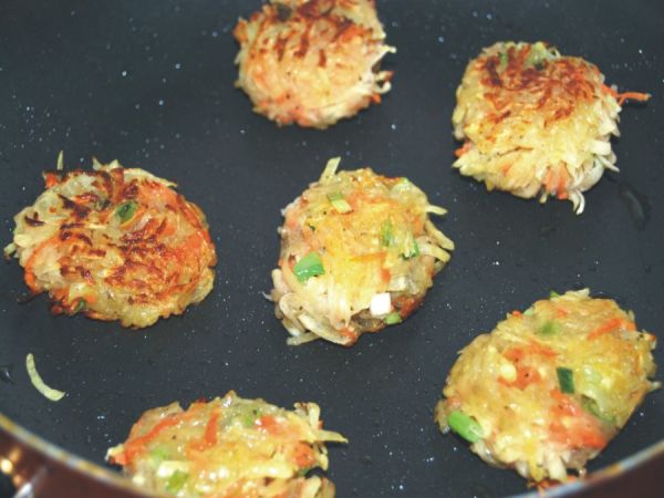 土豆胡萝卜丝饼