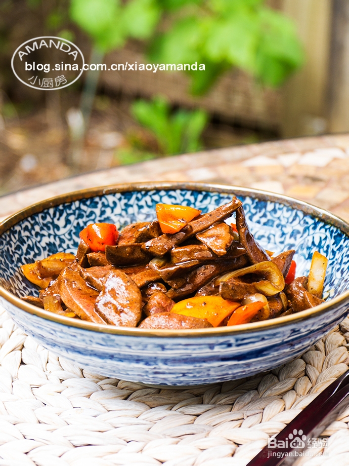 香浓滑嫩的黑椒猪肝（视频）