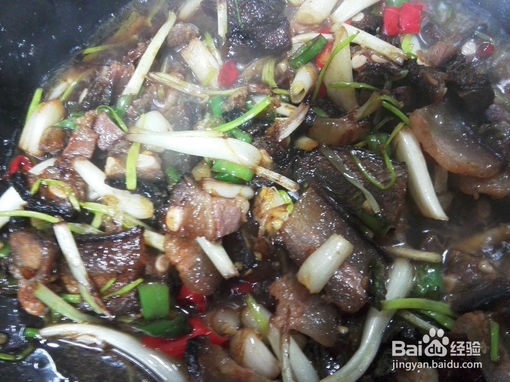 家常菜&荞头炒腊肉的简单做法