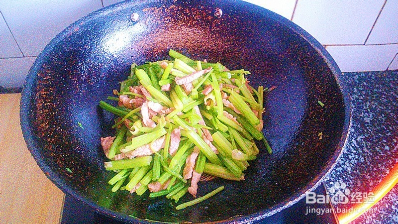 鲜香美味芹菜炒肉——营养膳食搭配系列之九