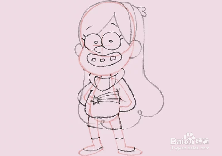 怎么画马贝尔派恩斯?