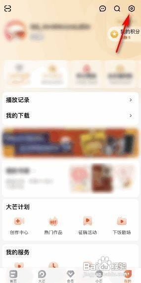 芒果TV皮肤跟随系统设置怎么开启