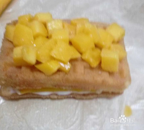 自制芒果华夫饼