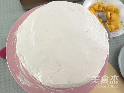 芒果奶油蛋糕
