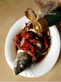 豉汁菇片剁椒鱼