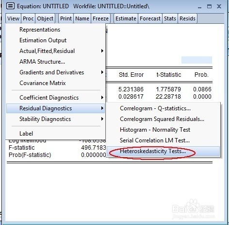 correlation matrix eviews