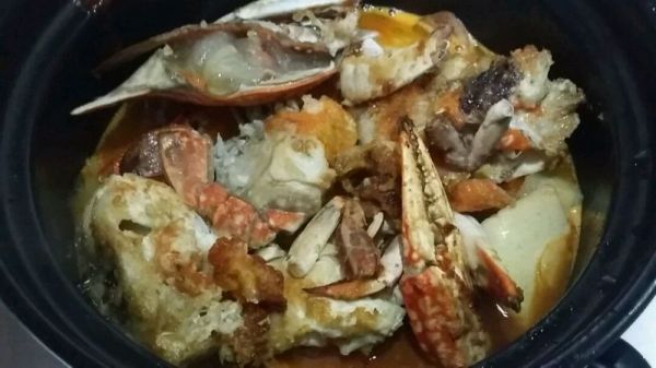 南洋风焗咸呛蟹