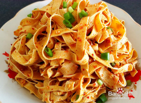 如何做红油豆皮