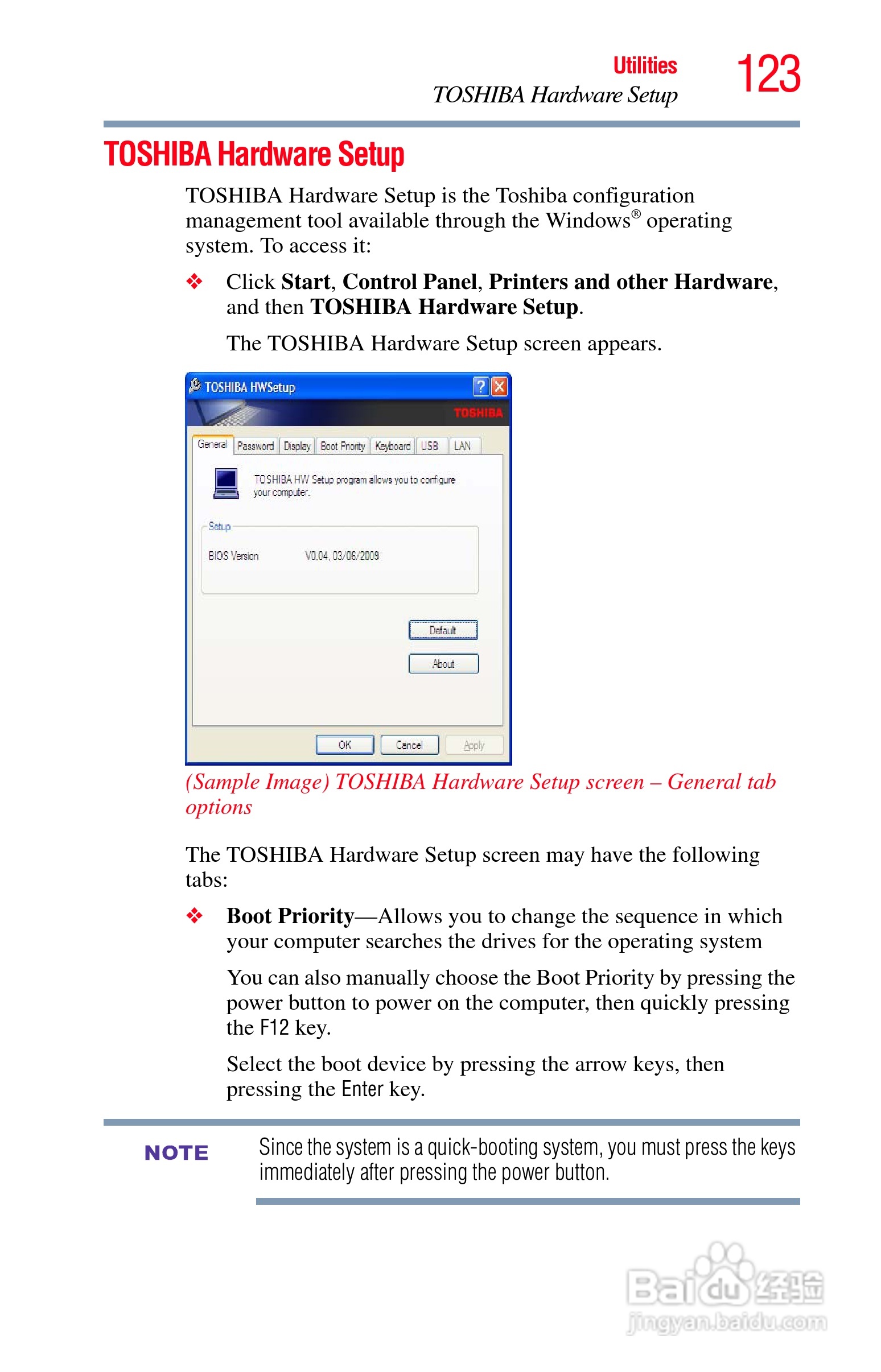 东芝NB200笔记本电脑使用说明书:[13]