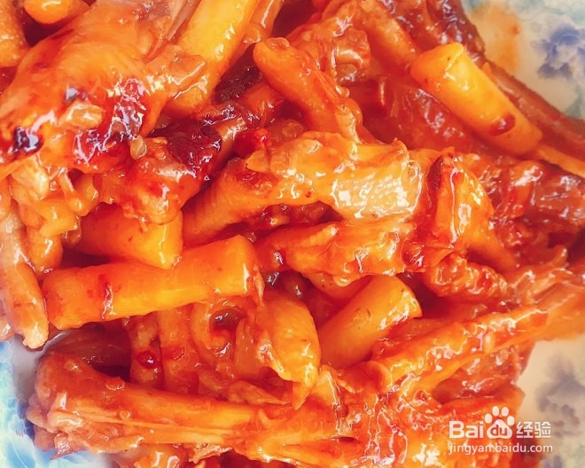 怎么做超好吃火辣年糕鸡爪