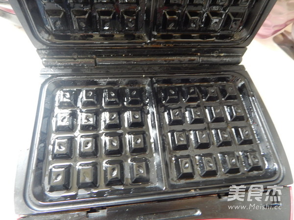 橙味华夫饼的做法