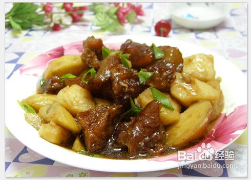 延缓皮肤衰老的家常菜-土豆炖牛筋