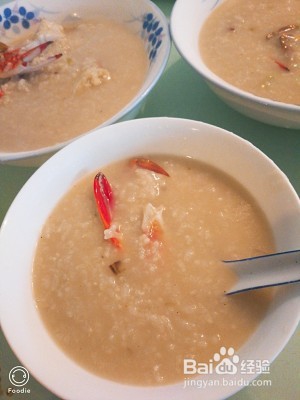 鲜味螃蟹粥的做法