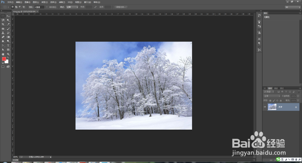 如何使用PS给自己的照片加入雪花的效果