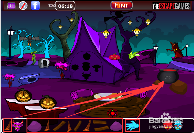 Flash游戏攻略：[21]汤姆万圣节逃脱