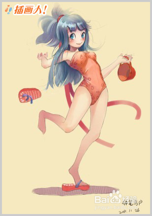 夏日中洛丽塔漫画图解