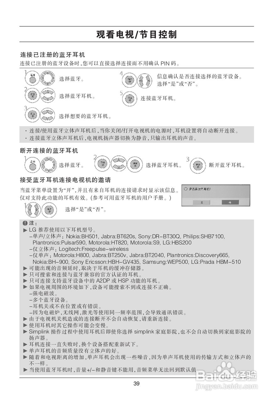 LG平板彩色电视机55SLB使用说明书:[4]