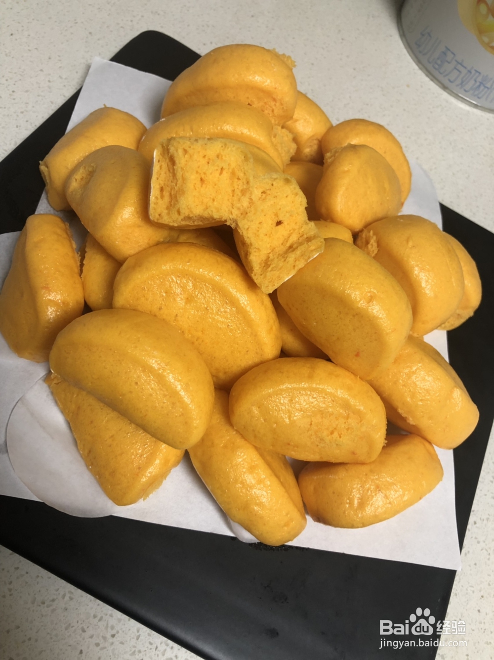 不输饭店的奶胡萝卜小馒头
