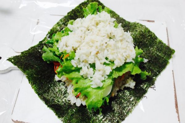 藜麦米饭三明治