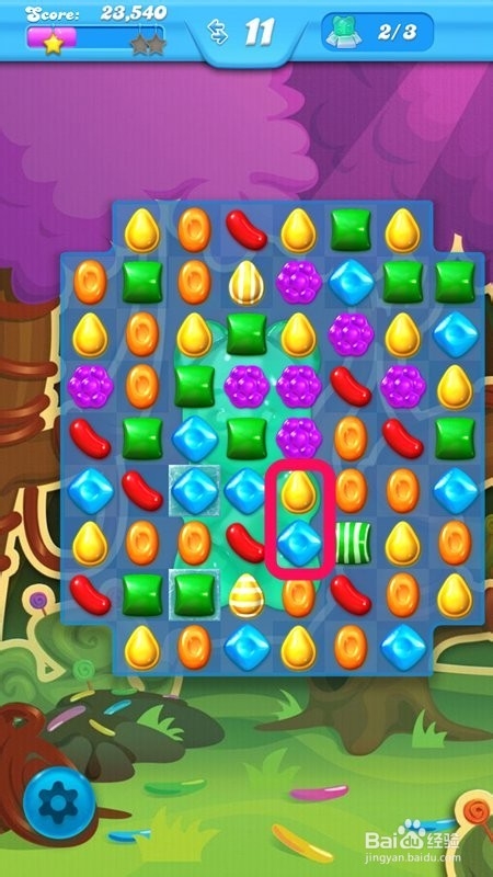 糖果粉碎苏打传奇----寻找果冻熊