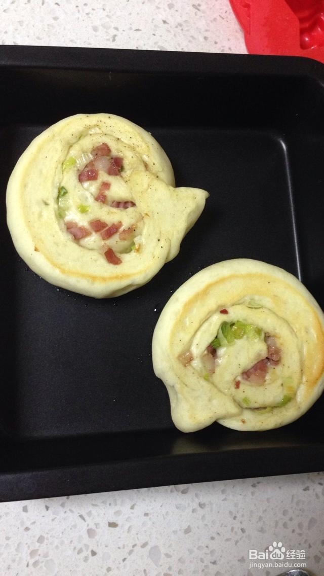 一定要学的葱花培根烤饼