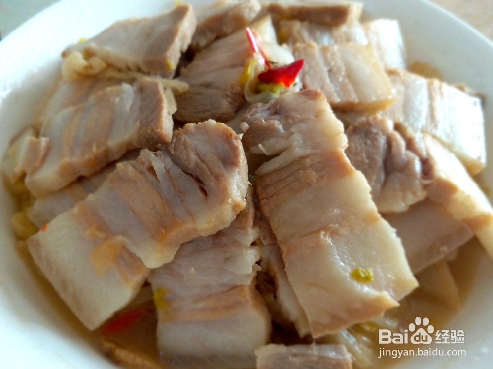 忍不住流口水的酸菜白肉
