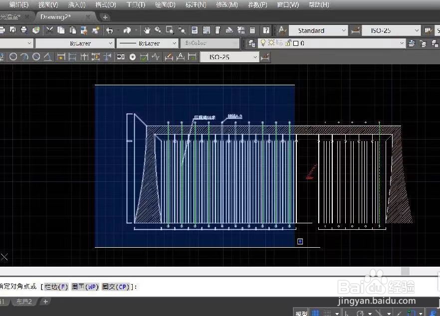 cad框选变成不规则形状
