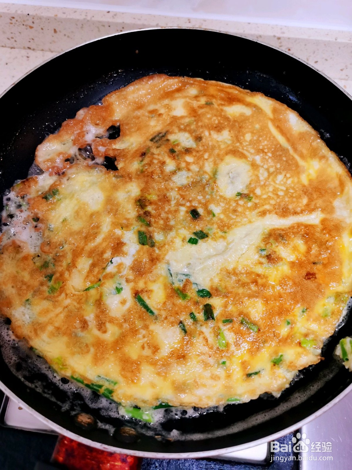 香葱煎鸡蛋的做法