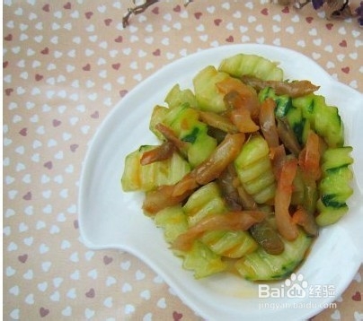 青瓜炒榨菜的简单做法