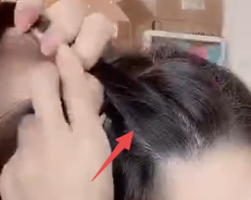 侧边两股辫慢动作教程