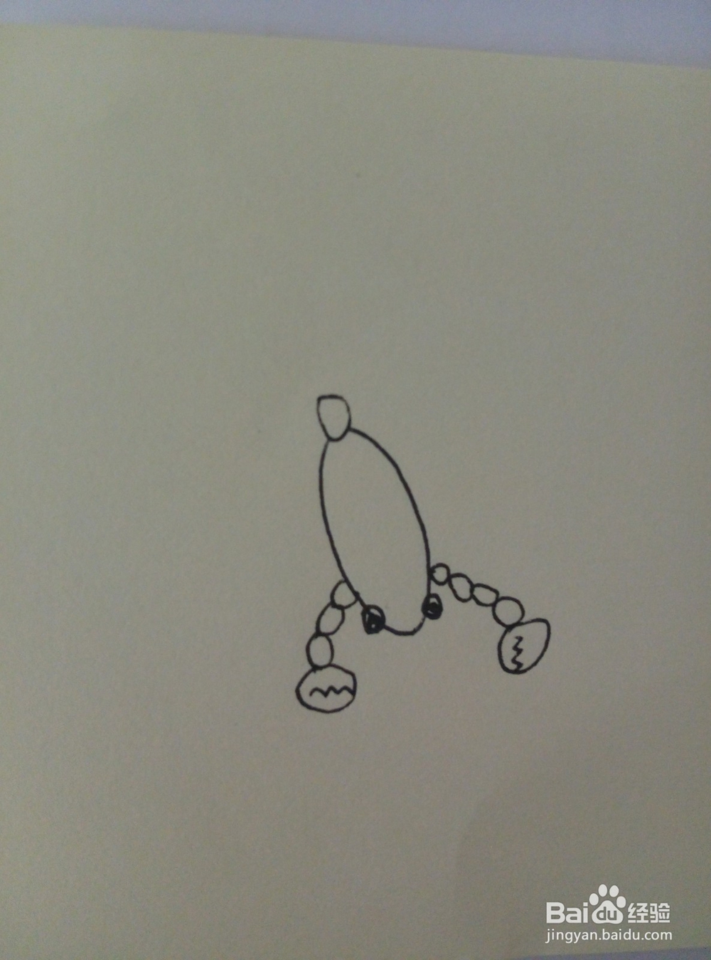 简笔的一只蝎子怎么画