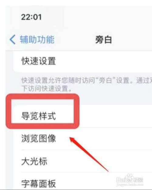 iPhone11Pro手机设置单一导览样式