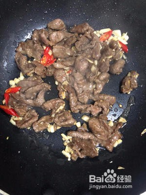香菜炒牛肉
