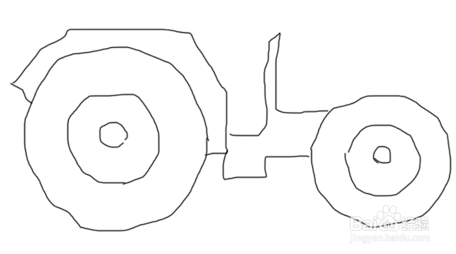 photoshop画拖拉机