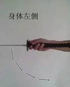 武士刀收刀动作图解