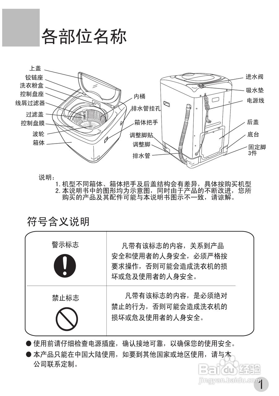 海尔XQB55-65全自动洗衣机使用说明书