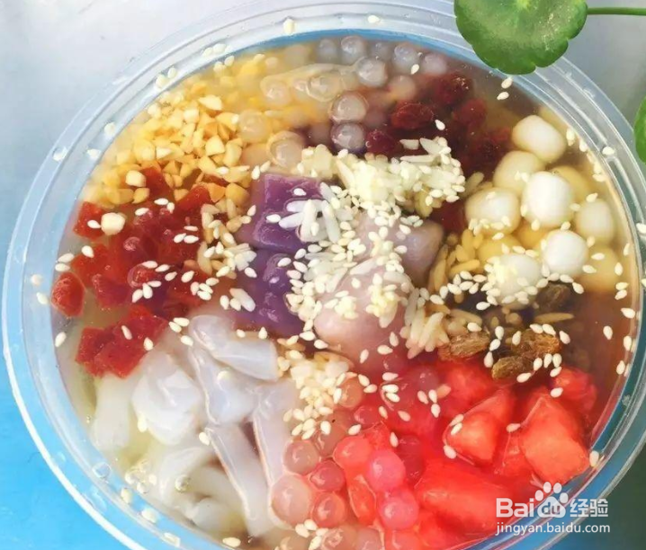 手搓冰粉的制作方法