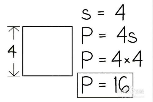 正方形周长公式怎么算三年级 百度经验