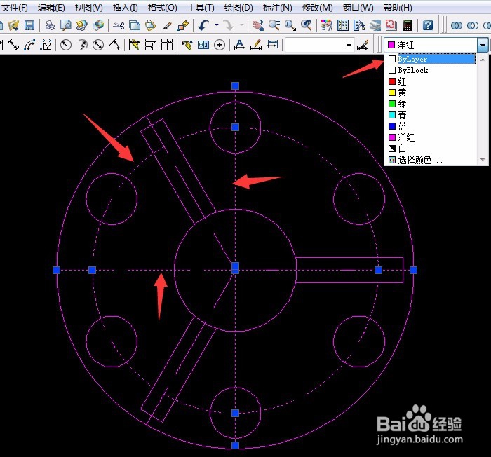CAD详细步骤实例 第18课 尺寸标注的修改
