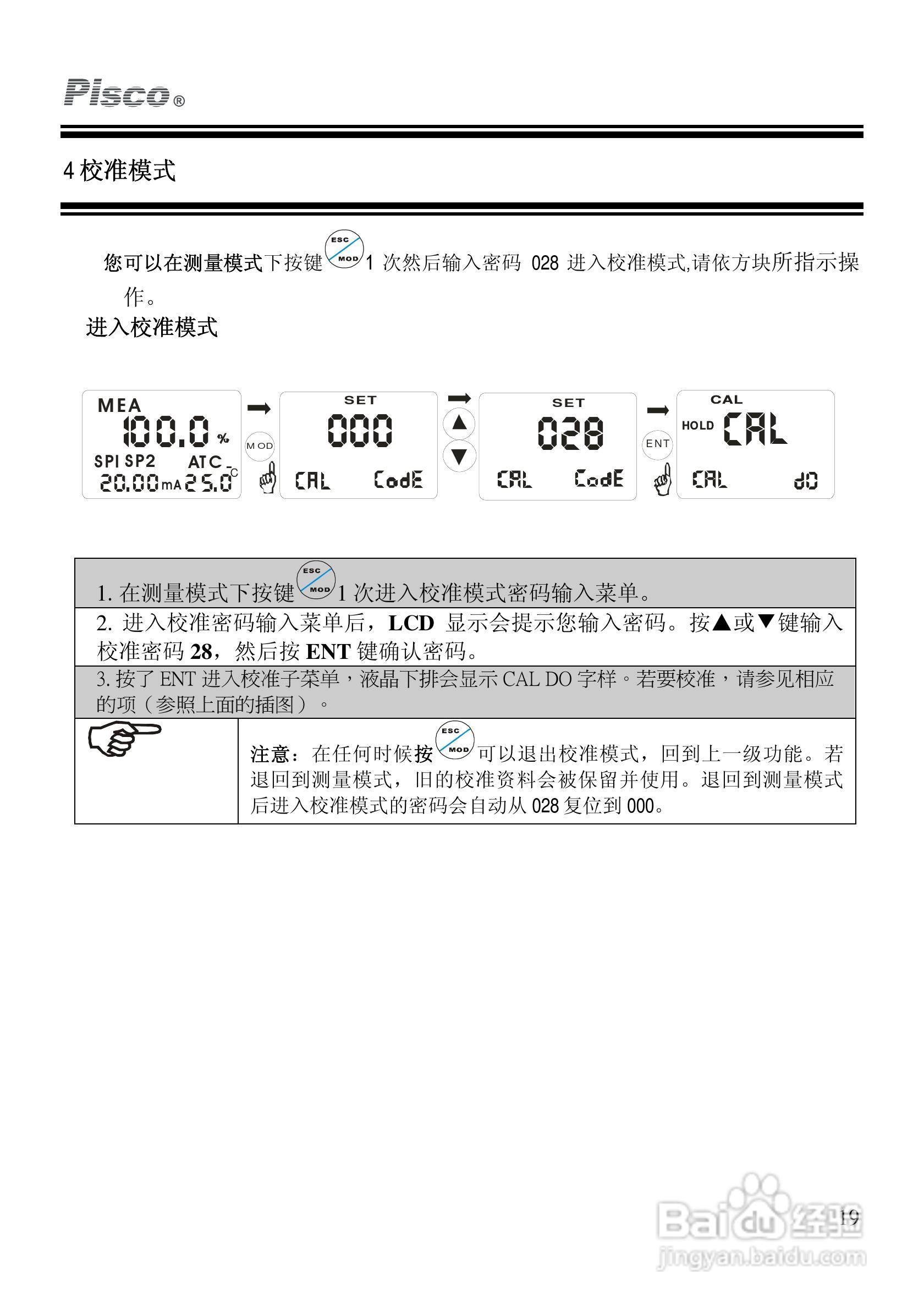 Pisco DO500-DO550溶解氧控制器/变送器使用说明书:[2]