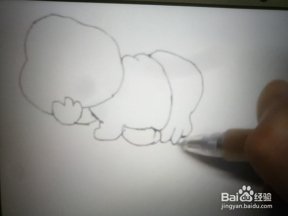 怎么画简笔画动物类之老虎