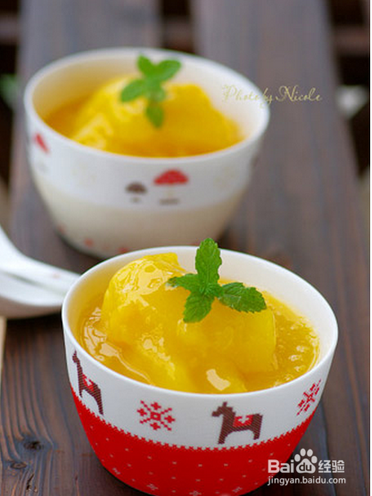 美食123===清凉劲爽的芒果沙冰