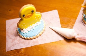 立体小鸭子糖霜饼干