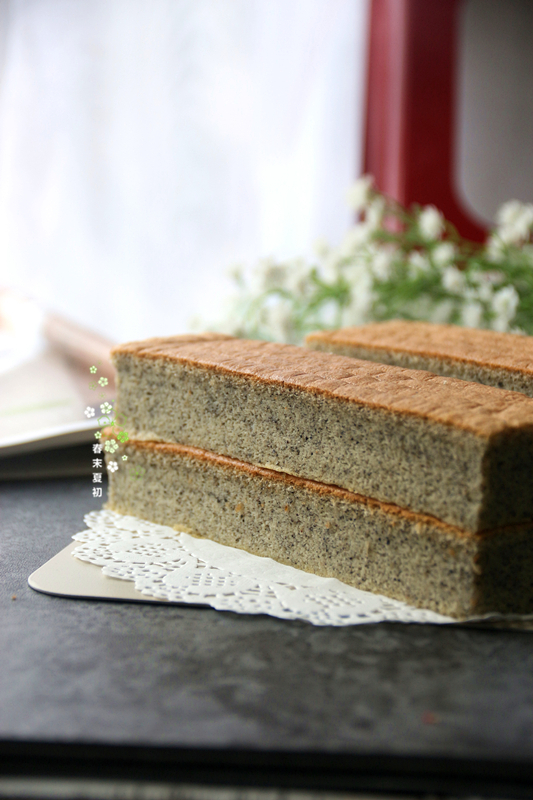 黑芝麻日式棉花蛋糕