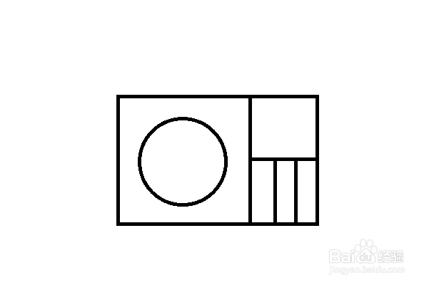 怎么画收音机-简笔画（42）