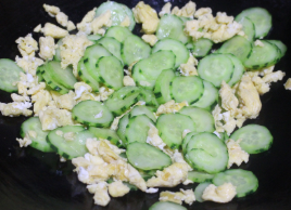 带你做黄瓜炒鸡蛋