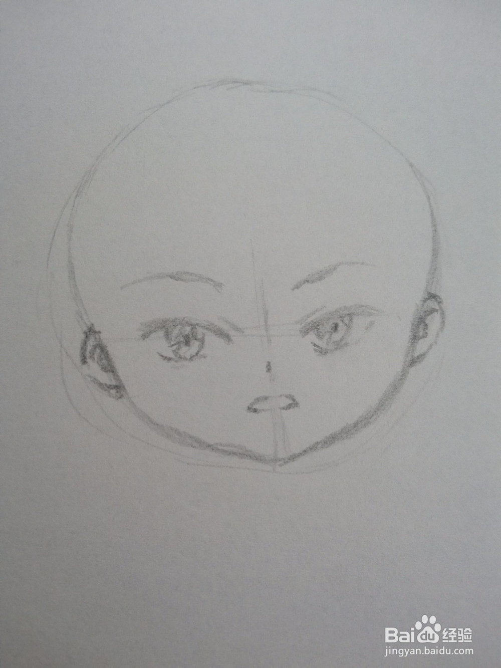 卡通人物头部画法教程