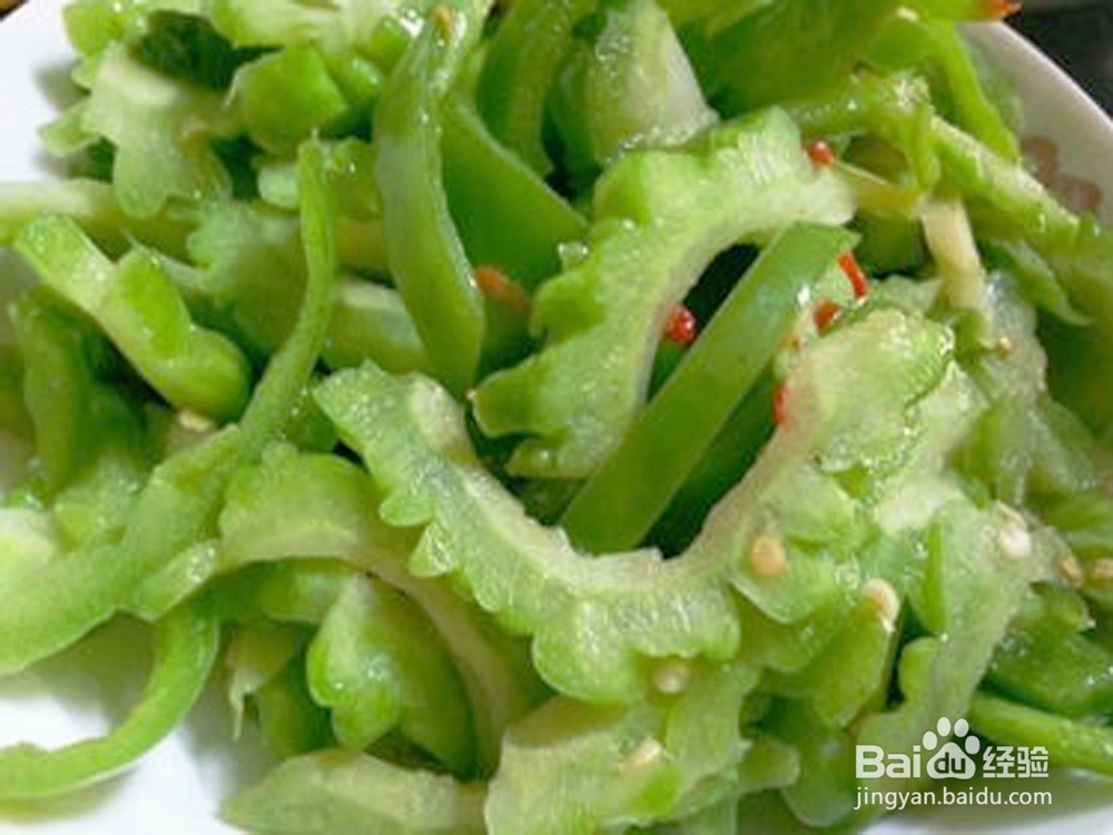 苦瓜泡水喝不苦的小窍门