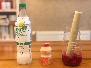 怎么做出火龙果气泡水