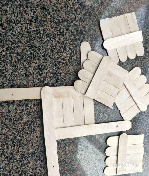 手工制作--雪糕棍吊饰花圃